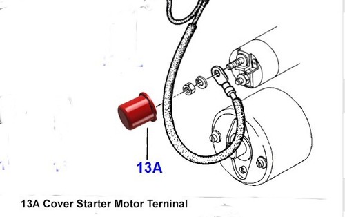 Ford starter motor terminal - motor,