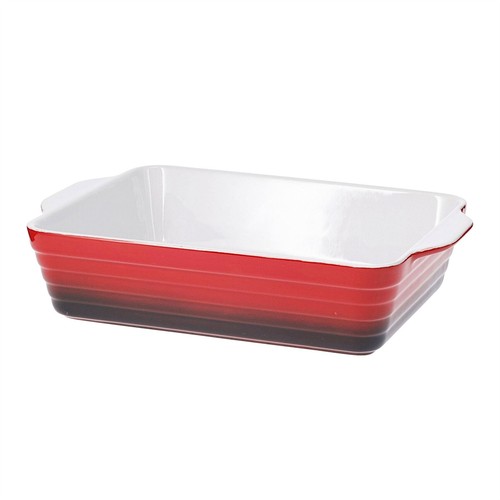 Medium red ombre stoneware - red,