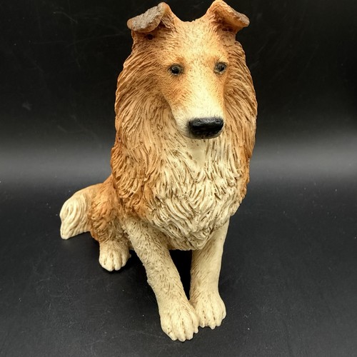 Collie dog figure - dog, vintage