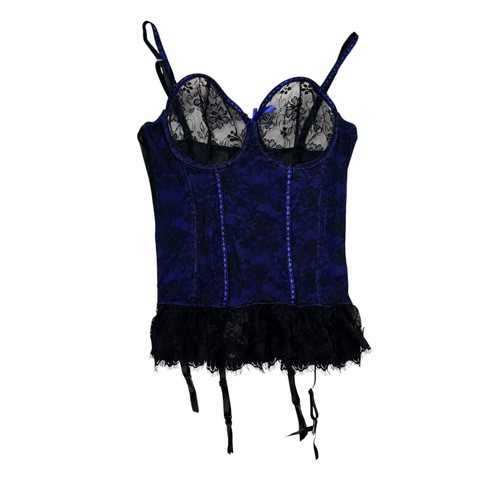 Seven til midnight blue corset - til,