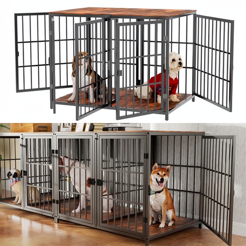 Xxl wooden dog crate - xxl, doors