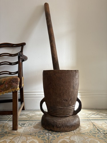 African primitive grain mortar - primitive,