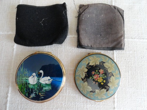 Vintage powder compacts - vintage,