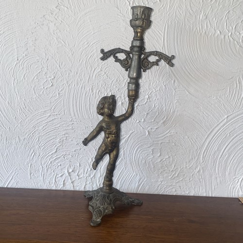 Vintage italian brass cherub - vintage,