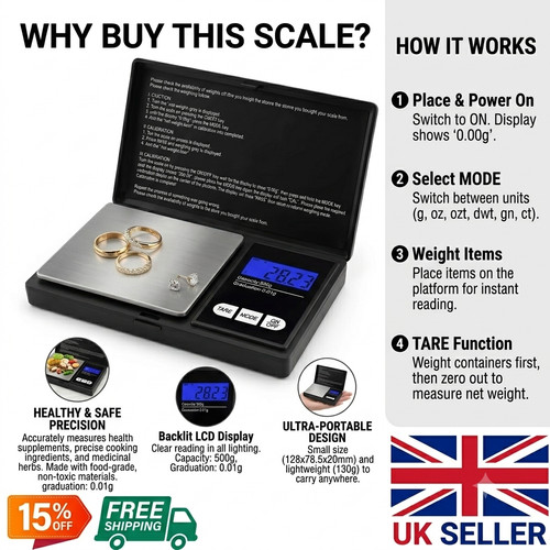 Digital scales 01g 200g - digital,