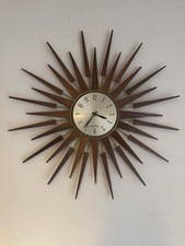 Seth Thomas Star Burst Clock Vintage