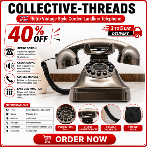 Vintage style corded - vintage,