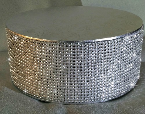 Crystal diamante cake stand - crystal,
