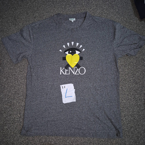 Kenzo eye print shirt grey - t-shirt,