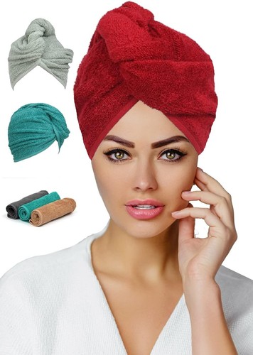 Hair towel wrap - 100%, cotton
