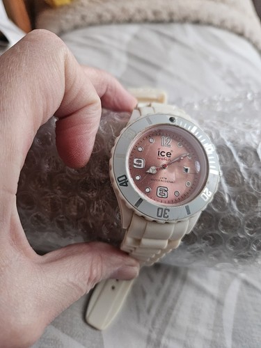 Unisex ladies white ice watch - white,