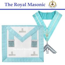 Masonic Craft Worshipful Master Apron WM Past Master | Collar | Jewel | Regalia