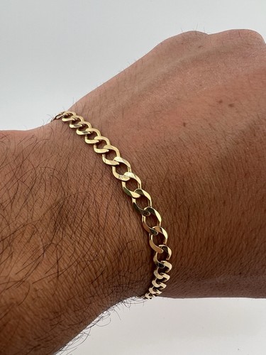 Men solid 9ct yellow gold - 9ct,