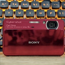 Sony Cyber-Shot DSC-T110 16.1 MP 4x Optical Zoom Digital Camera English RED
