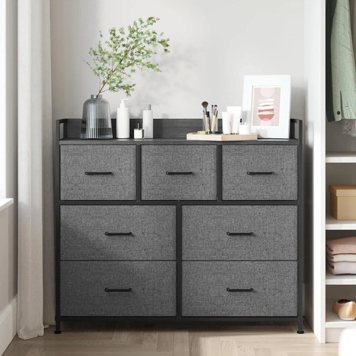 Black large chest drawers - large, 7