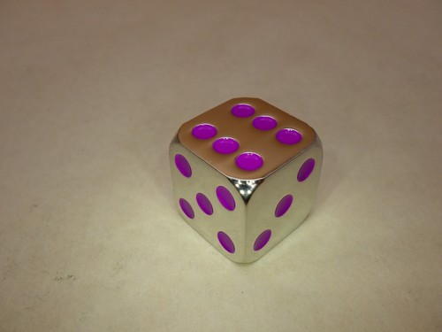 Purple pips silver - silver, colored