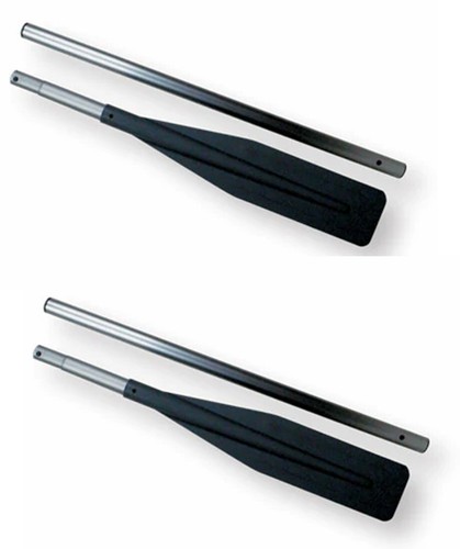 Pair foot aluminium oars - 6,