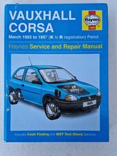 Vauxhall Corsa Inc GSi Haynes