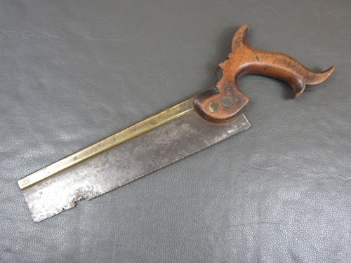 Early brass backed tenon - backed,