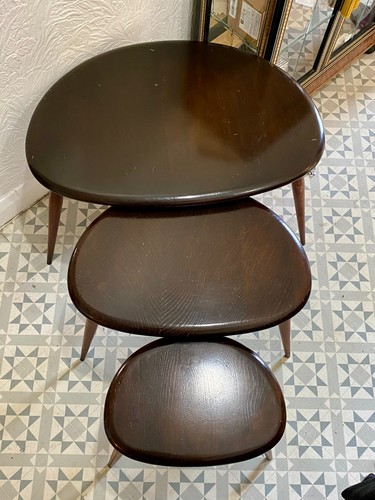 Vintage ercol pebble nest - ercol, of