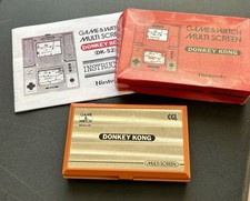 Nintendo Donkey Kong DK-52 Game Watch Multi Screen 1982 Tested Working Repro Box