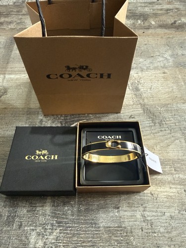 Coach black and gold - and,