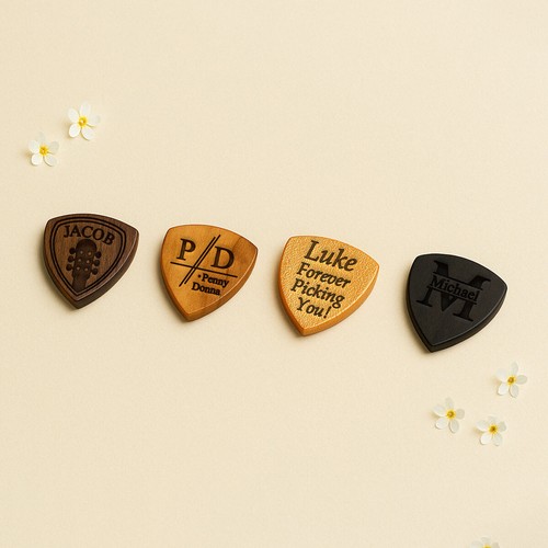 Personalised wooden guitar - personalised,