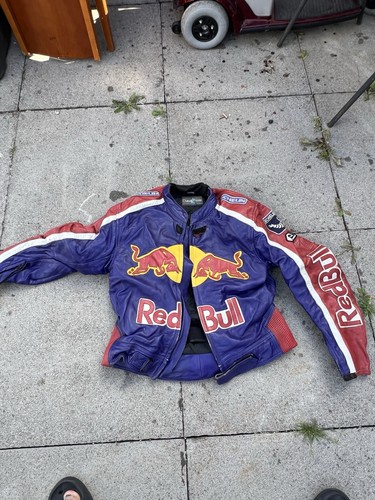 Red bull leather - red, jacket