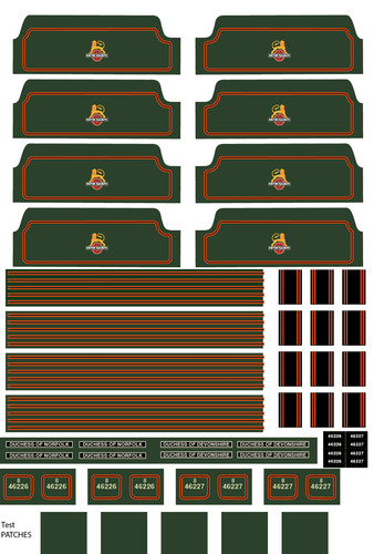 Hornby dublo wrenn transfers - ,