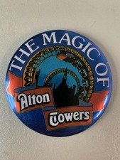 THE MAGIC OF ALTON TOWERS RARE 80’s BADGE  Excellent condition