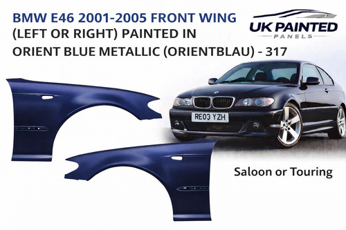Bmw e46 front wing 2001 - front, 2001-2005