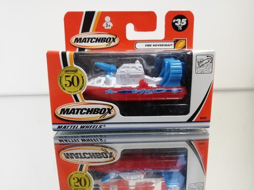Matchbox fire hovercraft - matchbox,