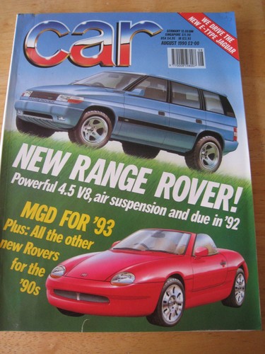 Car aug 1990 new range - 1990,