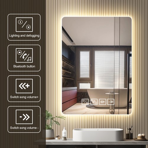 Led bathroom mirror colors - bathroom,