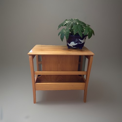 Vintage retro teak side end - vintage,