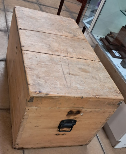 Large antique stripped pine - antique,