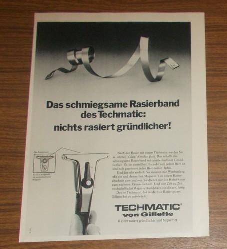 Rare advertising gillette - rare,