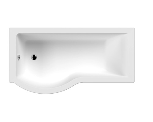 Shaped shower bath lh - p,