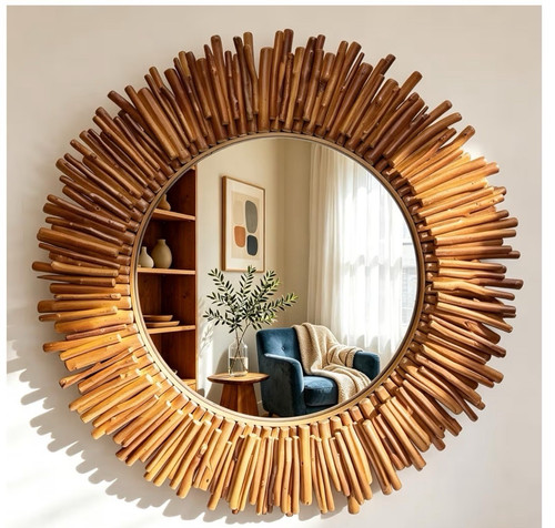 Round sunburst wall - round,
