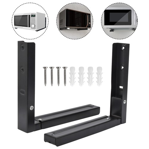2pcs iron microwave black wall - 2pcs,
