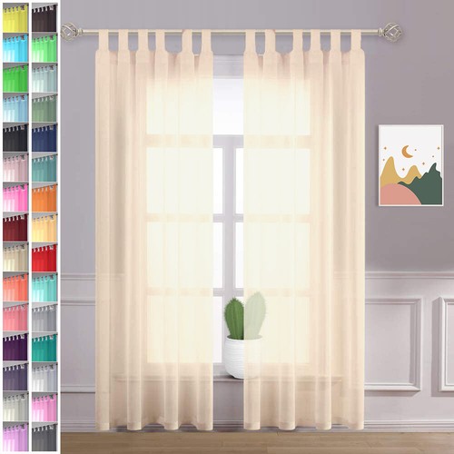 Pair high quality voile - a,