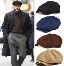 8 Panels Newsboy Flat Cap Mens
