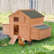 Mobile Chicken Coop w/6