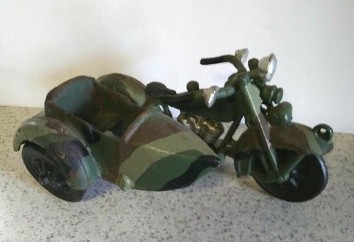 Cast iron motorcycle sidecar - cast,