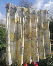 French trees linen vintage