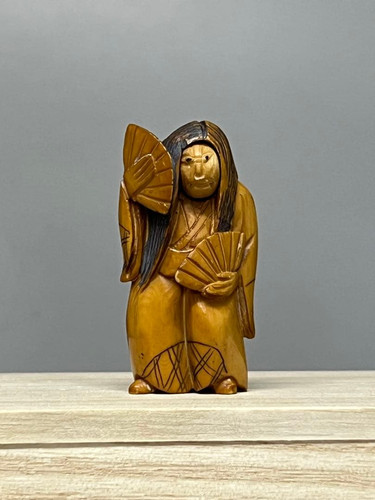 Japanese double sided figure - japanese, double-sided