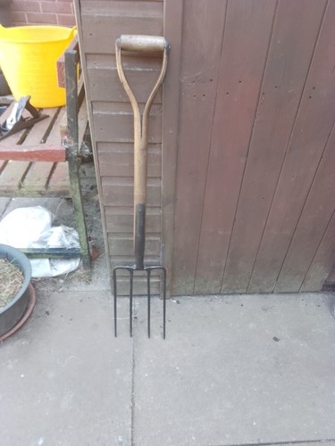 Vintage elwell garden fork - vintage,