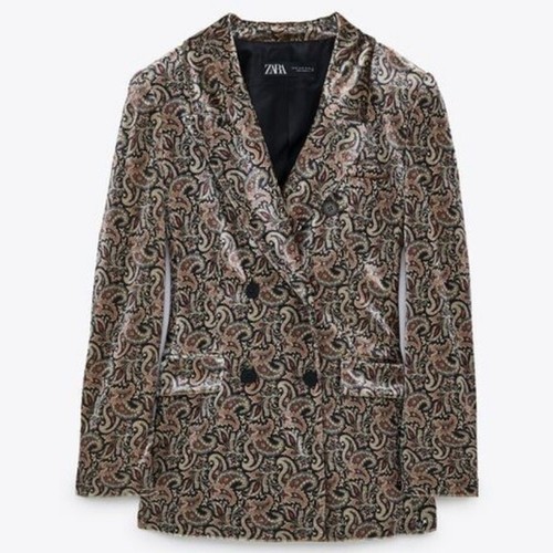 Zara velvet paisley - zara,