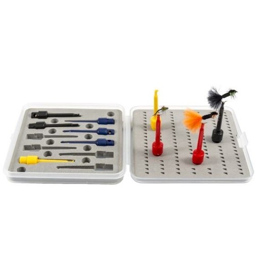 Snowbee fly tying display - display, set