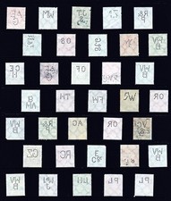 German Stamps PERFINS  Eagles Collection C.1924 GCV